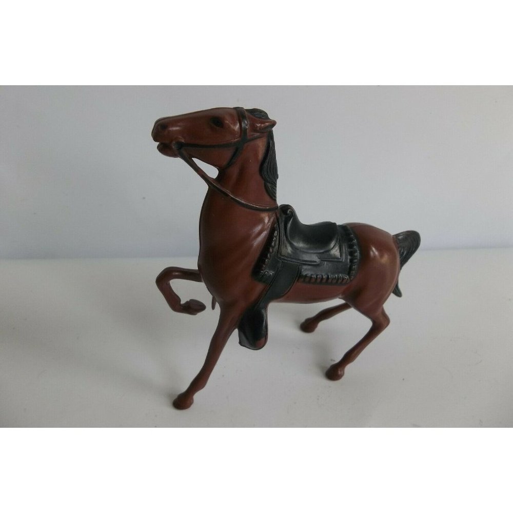 Vintage HARTLAND Semi Rearing Brown Horse E mark 4